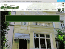 Tablet Screenshot of hotelvillaflora.de